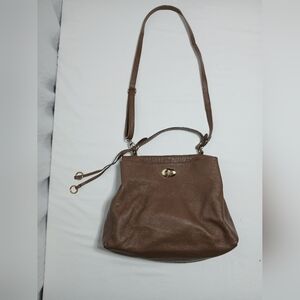 Borse& Pelle Pebbled Italian Leather Crossbody/ Hobo Purse